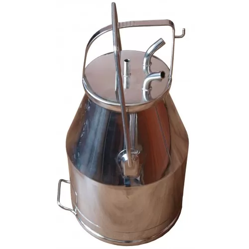 Відро доїльне н/ж 25 л W-025-1 з н/ж кришкою W-018-05