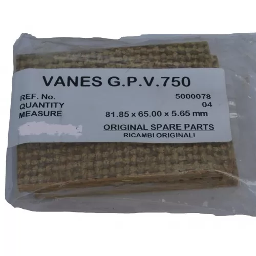 Лопатки вакуумного насосу 82х65х6 GPV750 9002354