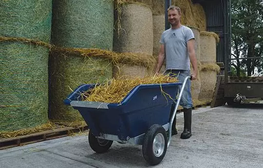 Візок ручний перекидний з пластмасовим кузовом TWB250 - Зображення 2