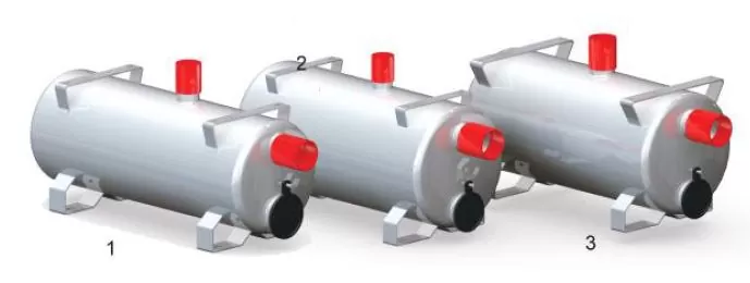 Балон вакуумний установки G.P.V.1500/1000 9001015